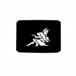 Precision Custom Design Laser Cut Matte Black Body Art Metal Drawing Stencil