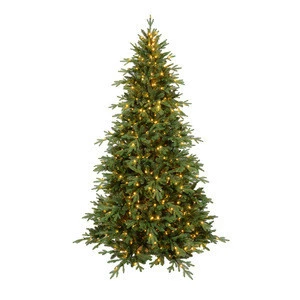 Prelit Snow Flocked Artificial Christmas Pine Tree with 800 Warm White Lights