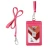 Import Premium customize PU leather card holder promotional corporate card holder with lanyard from China