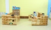 Preschool NurseryTeaching Material Motessori Resources Sensorial Wooden Toys Geometric Cabinet Montessori
