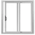 Import price philippines soundproof insulated aluminium window frame and glass window from China