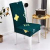 Printed Stretch Chair Covers Spandex Wedding Banquet Universal Chair Cover