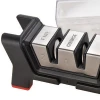 Professional 2 Stage Sharpening Knife Sharpener with corver for Straight and Serrated Knives