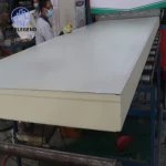 PU Insulated Polyurethane Sandwich Exterior Cold Room Panel for Cold Storage Warehouse PIR Wall Panels