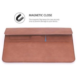 PU Leather Laptop Sleeve Stylish Notebook Protective Bag Luxury Messenger Bag