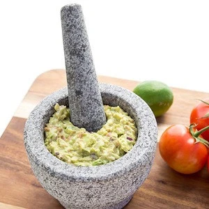 Pure White Marble Mortar and Pestle Set - Durable &amp; Easy to Use