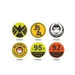 PVC Custom reflectors for bicycles/car stickers for warning Safety Reflector Stickers
