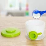 Quality Detachable BPA free 3 layers milk powder formula dispenser storage box container for baby infant