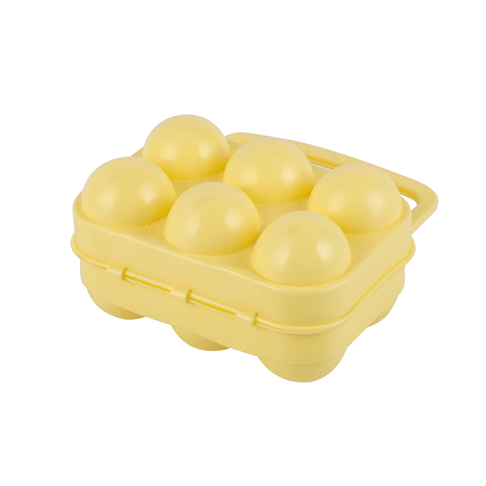 RefrigeratoOutdoor indoor plastic egg tray holder for 6 eggs