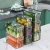 Import Refrigerator Organizer Bins with Lids Clear Plastic Large Fridge Organizer Stackable Fridge Food Organizer with Handle from China