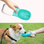 Rena Pet Dog Fashion Travel Water Bottle Leak Proof Portable Dispenser with Feeder for Outdoor