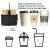 Import Reusable Hot Drink Carrier Cup Holder Coffee Bags Insulated Delivery Bag with Dividers and Cup Holders from China