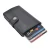 Import RFID Blocking Card Holder Automatic Pop-Up Aluminum Slim Genuine Leather Wallet Pure  Minimalist for Travel or Work from China