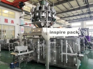 Rice Cracker Grain Snacks Stand up Pouch Packaging Machine