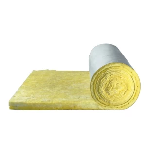 Roofing Insulation Fiberglass Wool Sandwich Panel Insulation Roll Glass Wool Blanket with Aluminum Foil