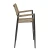 Import Rope Outdoor Furniture High Bar Chair With Footrest French Bistro Chairs Bar Stool from China
