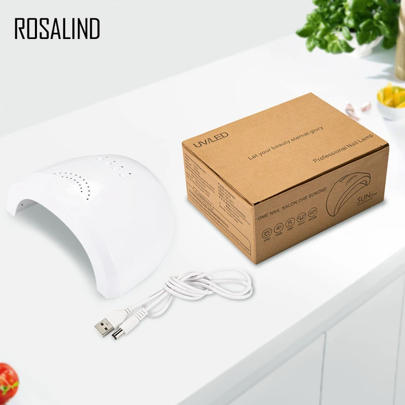 ROSALIND professional nail products 60W withe color nail dryer 30 led bulbs uv gel polish light nail lamp for wholesale