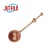 Import Rose Gold color Stainless Steel tea strainer Infuser round circleTea Ball With Retractable long handle from China