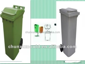 rotomolding plastic waste bin, OEM environmental rotational waste barrel