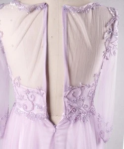 RSE714 Lilac Homecoming Dresses Rhinestone Long Evening Prom Dress