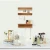 Import Rustic Wall Mounted Wood Jewelry Hangers display rack jewelry with Shelf from China