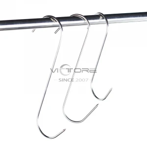 S Shaped Stainless Steel Long Hook Meat Hanging Hook