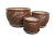 Import Saigon GREEN ceramic indoor glazed garden pot decorative pottery planter with saucer from Vietnam