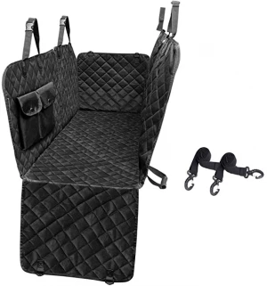 Sanan Wholesale Dog Car Seat Cover Black Pet Accessories Products Pet Seat Cover Universal Car Pet Hammock