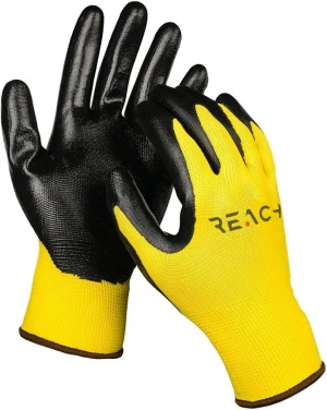 Sandy nitrile coating work hand gloves 10g insulated seamless knitted liner