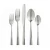 Import Satin Matte Silver Sandblast Cutlery Set 30pc fork spoon knife royal silverware dinner set with gift box from China