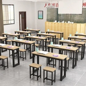 School furniture wholesale standard size of school desk chair for student