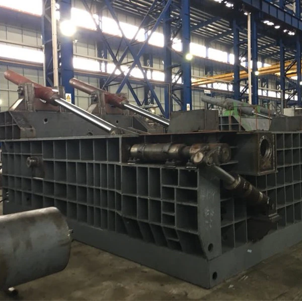 scrap metal rectangle baler used for recycling plant