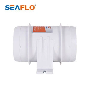 SEAFLO 12 &amp;24V Volt 3 inch 145CFM In-Line mini blower fan side channel blower For Boat Car Fan