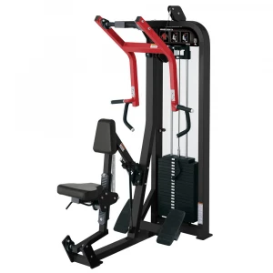 Seated row body building sports gym equipment