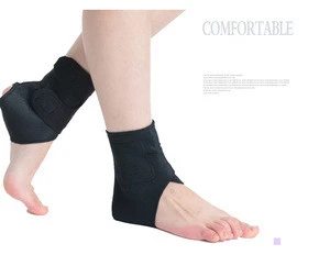 Self warm Ankle wrap with Tourmaline to support ankle