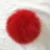 Import SF0351 fox fur ball pompom/ 100% real Fox Pom Pom Fur for hat from China