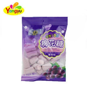 Shantou Confectionery Grape Flavor Bulk Packing Cotton Candy