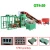 Import Shengya QT4-15 automatic hydraulic cement colorful interlock paver brick making machine with color feeder from China