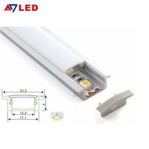 Shenzhen factory recessed corner ceiling step surface mount led aluminum profile for led strip light