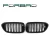 Import shine black double  line  car front grille for G30/G38 from China
