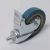 Import silent caster wheels m8 threaded stem swivel elastic rubber wheel from China