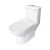 Import Simple And Easy To Clean Glaze Bathroom Vanity Toilet Ceramic Water Saving Toilet Sanitary Ware WC One Piece Siphonic Toilet from China
