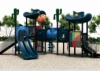 Simple outdoor playground equipment with children slide swing sets toys for kids