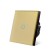 Import single live wire 220V AC 60HZ CE Certification smart touch screen  light switch from China