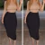 Import Sleeveless Vest Set Skirts Womens Sexy Slim Pencil Mid-Calf Solid Bodycon Nightclub Party Clothing 2 Piece from China