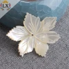 SLX-00005 wholesale natural loose beads for jewelry making carved mother of pearl shell big carved shell flower beads