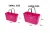 Import Small Custom Shopping PVC Groceries Carrier Bag Bulk Grocery Bags With A Cheap Price from China