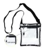 Small mini clear PVC cross body shoulder messenger bag