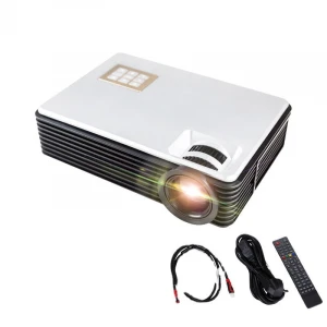 smart 4K projector, android WIFI wireless connection to mobile support video 6500 lumens projector