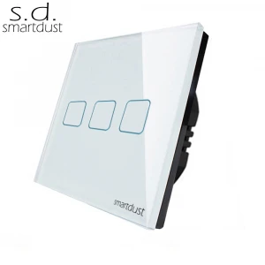 Smartdust EU 3 Gang Wifi Wall Switch Alexa Control Type Wifi Remote Switches